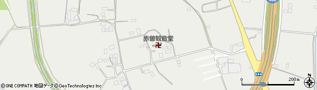 栃木県真岡市下籠谷167周辺の地図