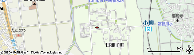 石川県白山市日御子町イ周辺の地図