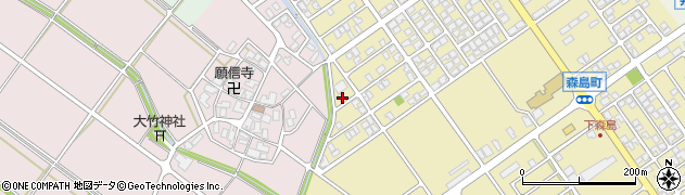 石川県白山市森島町い101周辺の地図