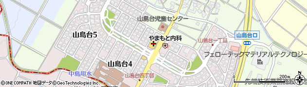 山島台コメヤ薬局周辺の地図