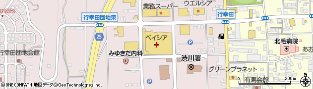 ベイシア渋川店周辺の地図