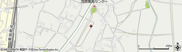 栃木県宇都宮市茂原町周辺の地図