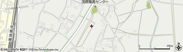 栃木県宇都宮市茂原町周辺の地図