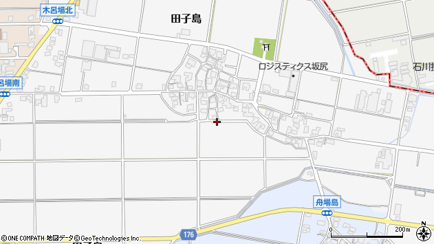 〒923-1271 石川県能美郡川北町田子島の地図