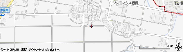 石川県川北町（能美郡）田子島周辺の地図