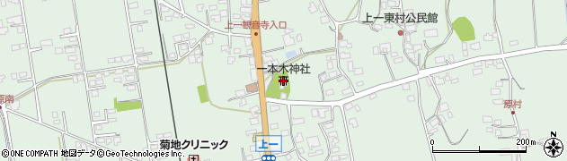 一本木神社周辺の地図