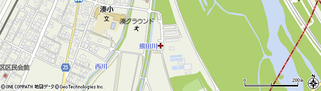 石川県白山市湊町（チ）周辺の地図