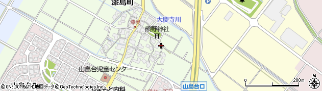 石川県白山市漆島町周辺の地図
