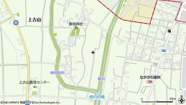 〒329-0501 栃木県下野市上古山の地図