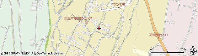 群馬県前橋市富士見町市之木場168周辺の地図