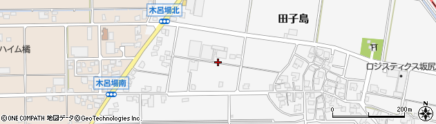 石川県川北町（能美郡）田子島（は）周辺の地図