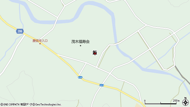 〒321-3626 栃木県芳賀郡茂木町飯の地図