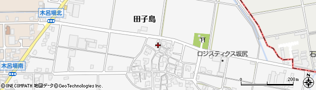 石川県川北町（能美郡）田子島（ケ）周辺の地図