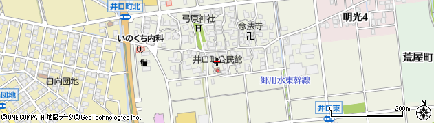 石川県白山市井口町（南）周辺の地図