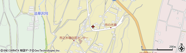 群馬県前橋市富士見町市之木場127周辺の地図