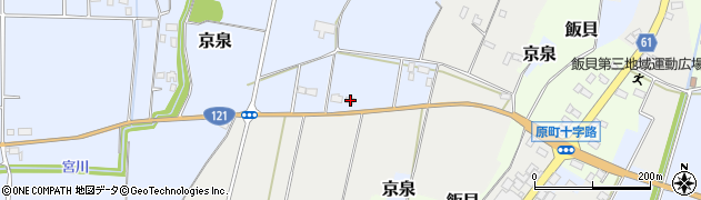 栃木県真岡市京泉443周辺の地図
