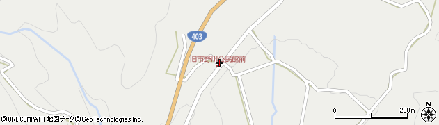 長野県麻績村（東筑摩郡）麻（市野川）周辺の地図