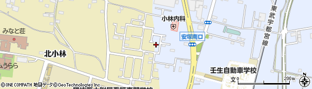 栃木県下都賀郡壬生町安塚1161周辺の地図