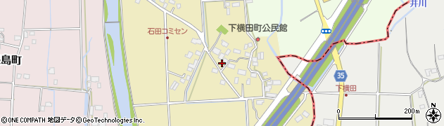 栃木県宇都宮市下横田町151周辺の地図