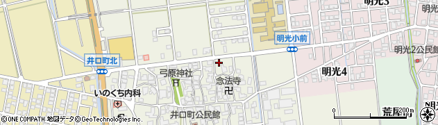 石川県白山市井口町北160周辺の地図