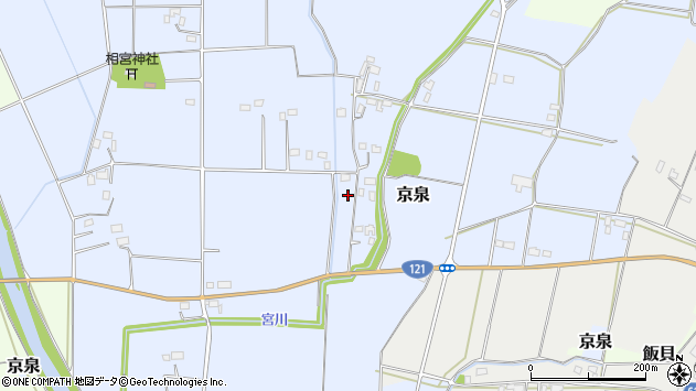 〒321-4406 栃木県真岡市京泉の地図