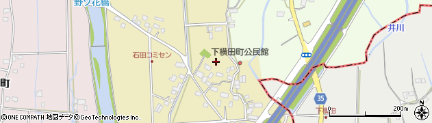 栃木県宇都宮市下横田町167周辺の地図