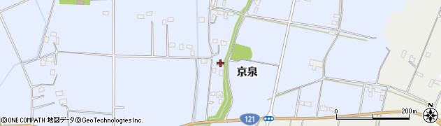 栃木県真岡市京泉588周辺の地図