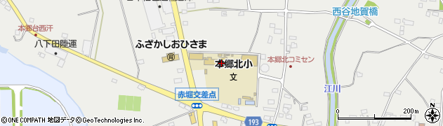 上三川町立本郷北小学校周辺の地図