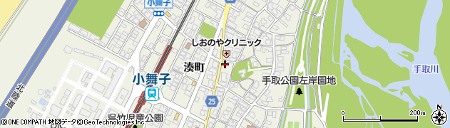 石川県白山市湊町（レ）周辺の地図