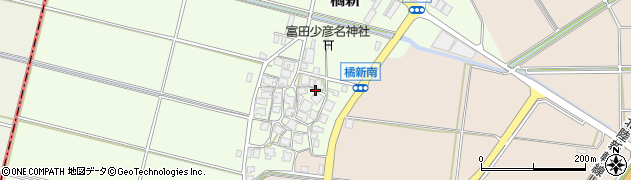 石川県川北町（能美郡）橘新（イ）周辺の地図