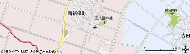 石川県白山市寄新保町周辺の地図