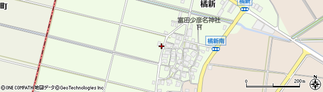 石川県川北町（能美郡）橘新（チ）周辺の地図