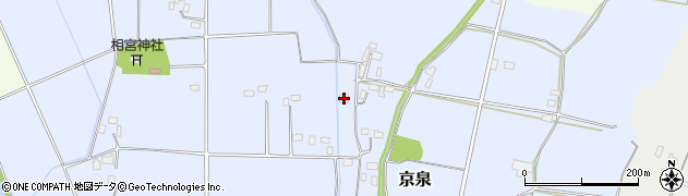 栃木県真岡市京泉640周辺の地図