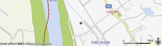 茨城県那珂市大内122周辺の地図