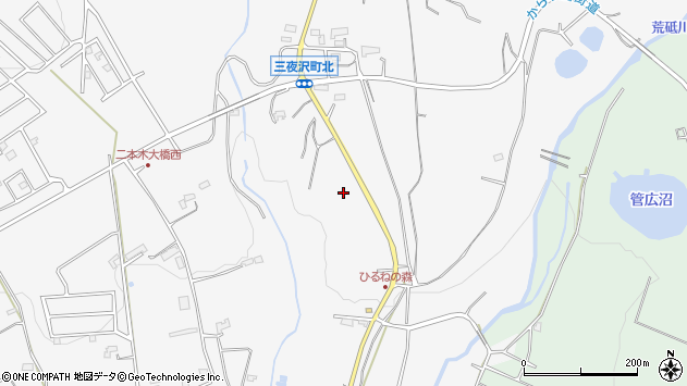 〒371-0247 群馬県前橋市三夜沢町の地図