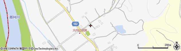 茨城県那珂市大内531周辺の地図