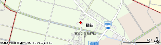 石川県川北町（能美郡）橘新（ホ）周辺の地図