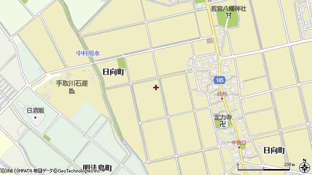 〒920-2146 石川県白山市日向町の地図