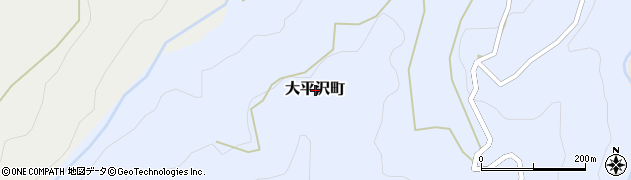 石川県金沢市大平沢町周辺の地図
