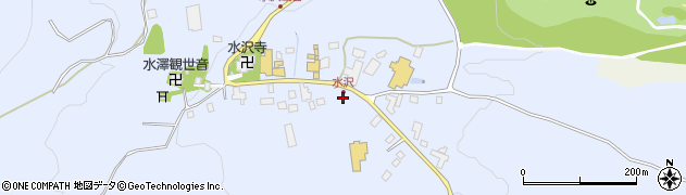 群馬県渋川市伊香保町水沢周辺の地図