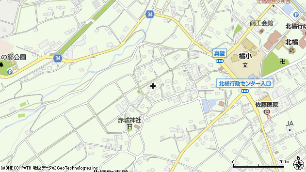 〒377-0062 群馬県渋川市北橘町真壁の地図