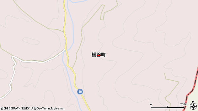 〒920-1117 石川県金沢市横谷町の地図