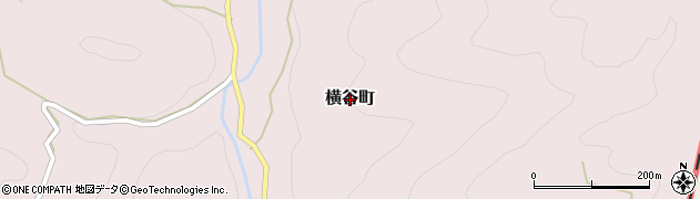 石川県金沢市横谷町周辺の地図