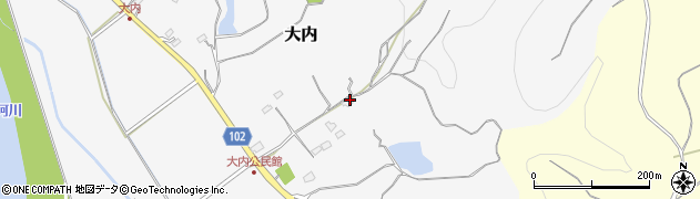 茨城県那珂市大内503周辺の地図