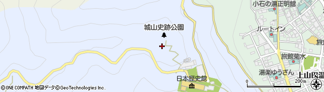 城山史跡公園管理事務所周辺の地図
