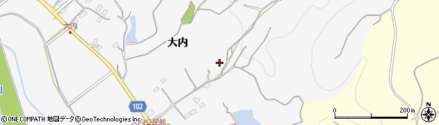 茨城県那珂市大内490周辺の地図