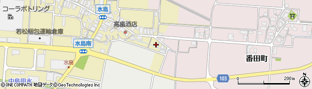 石川県白山市水島町186周辺の地図