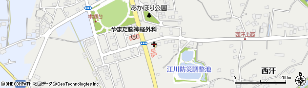 セブンイレブン上三川本郷台団地前店周辺の地図