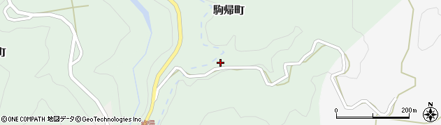 石川県金沢市駒帰町周辺の地図