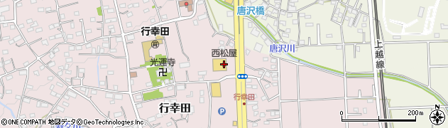 西松屋渋川店周辺の地図